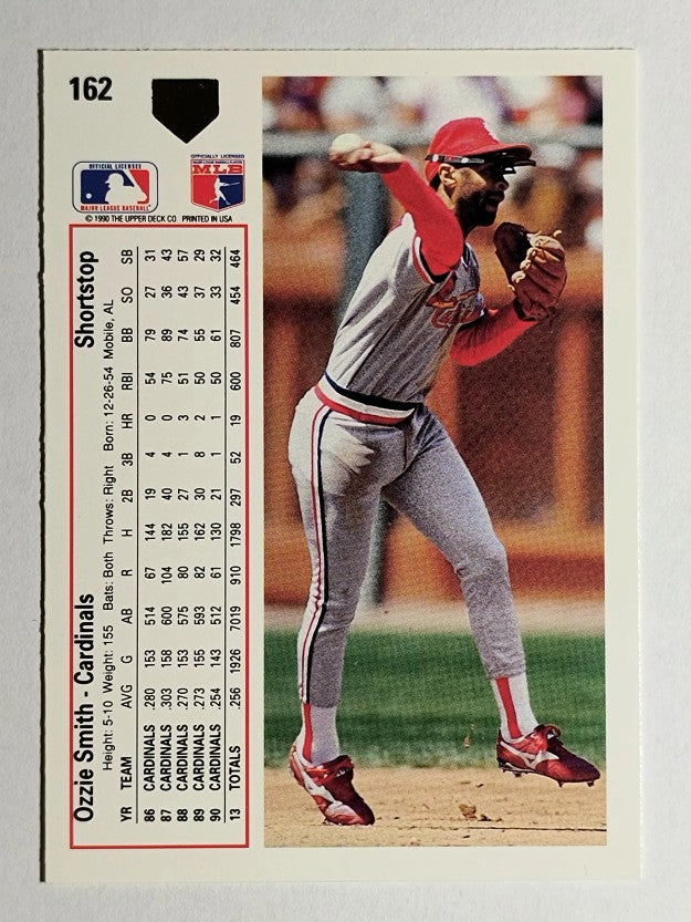 1991 Upper Deck #162 Ozzie Smith