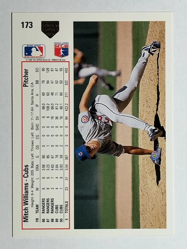 1991 Upper Deck #173 Mitch Williams