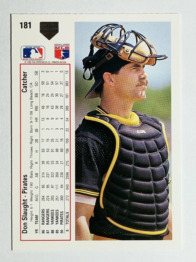 1991 Upper Deck #181 Don Slaught