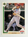 1991 Upper Deck #199 John Kruk
