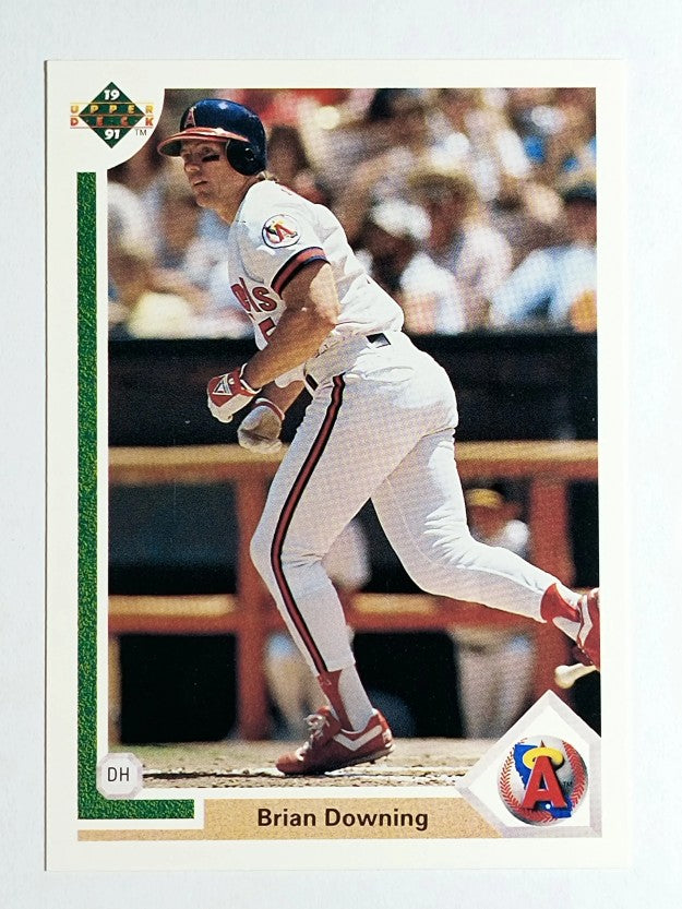 1991 Upper Deck #231B Brian Downing COR/DH on front