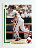 1991 Upper Deck #231B Brian Downing COR/DH on front
