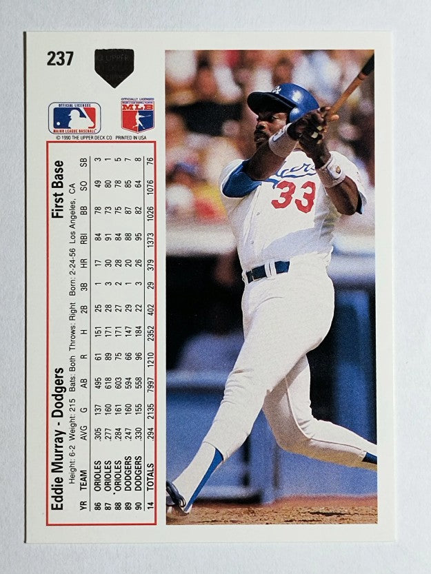 1991 Upper Deck #237 Eddie Murray