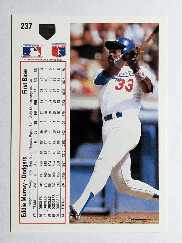 1991 Upper Deck #237 Eddie Murray