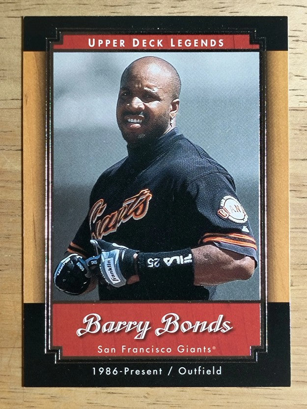 2001 Upper Deck Legends #72 Barry Bonds