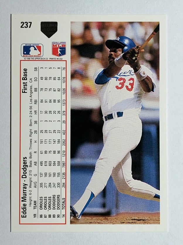 1991 Upper Deck #237 Eddie Murray