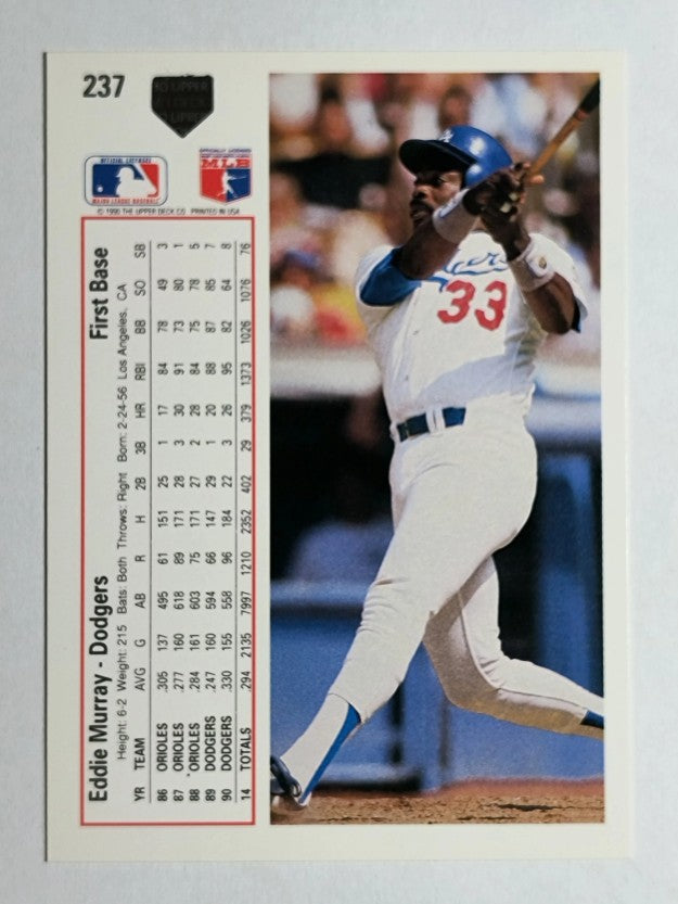 1991 Upper Deck #237 Eddie Murray