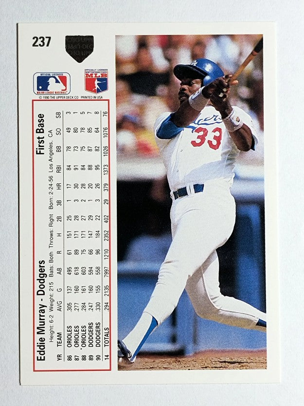 1991 Upper Deck #237 Eddie Murray
