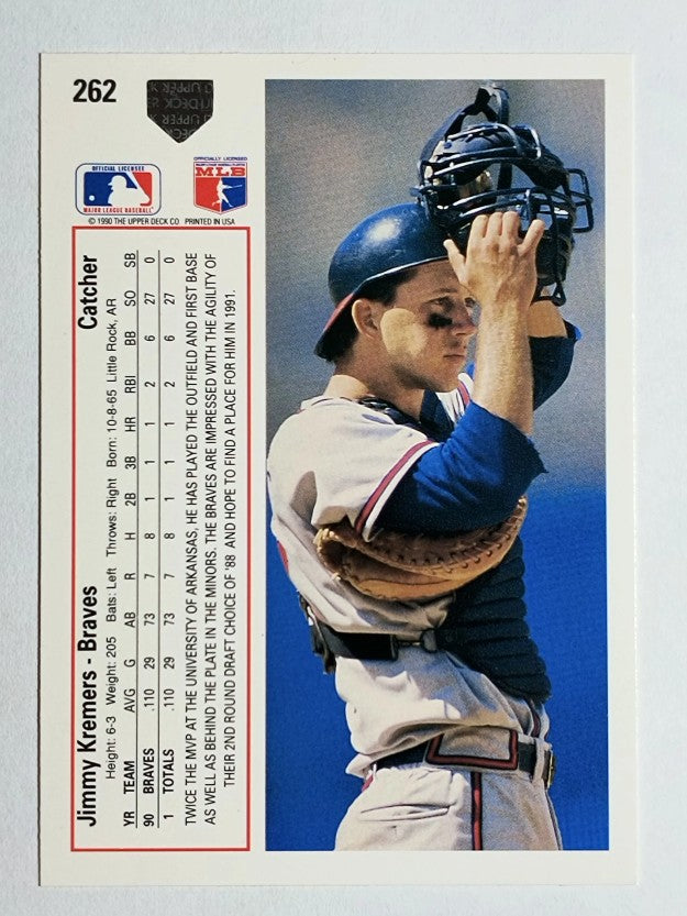 1991 Upper Deck #262 Jimmy Kremers