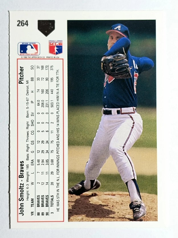 1991 Upper Deck #264 John Smoltz