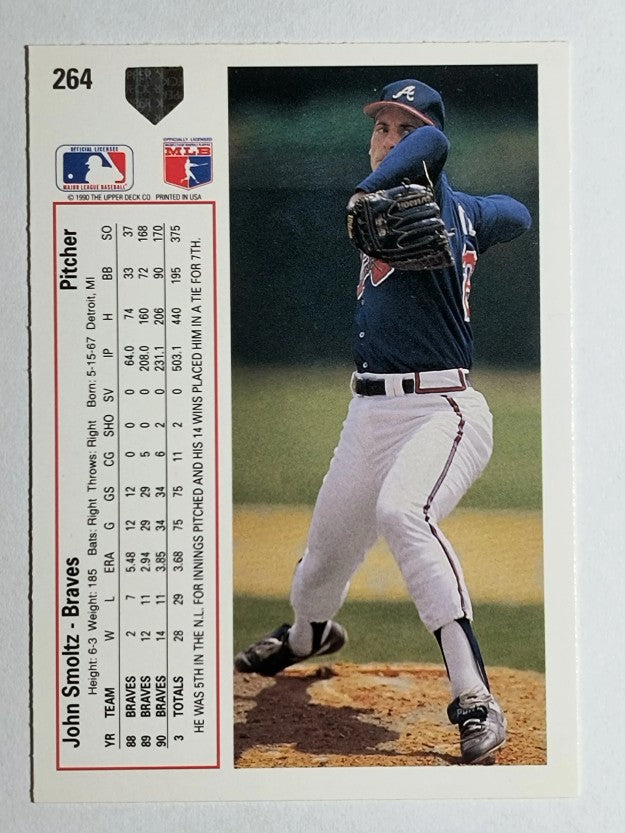 1991 Upper Deck #264 John Smoltz