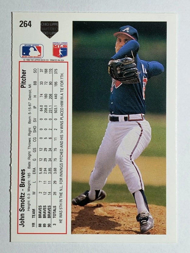 1991 Upper Deck #264 John Smoltz