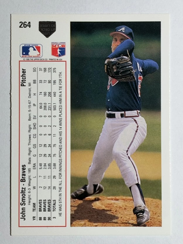 1991 Upper Deck #264 John Smoltz