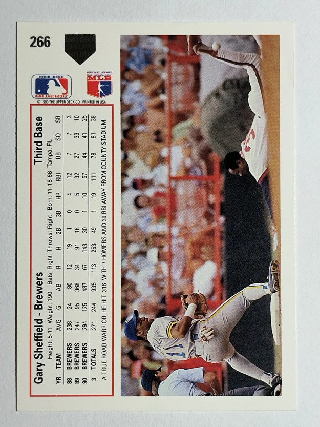 1991 Upper Deck #266 Gary Sheffield