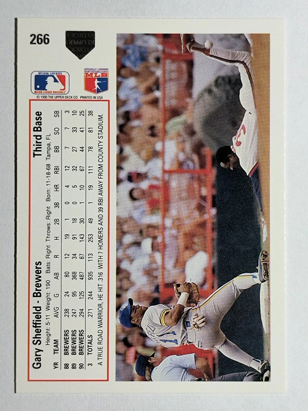 1991 Upper Deck #266 Gary Sheffield