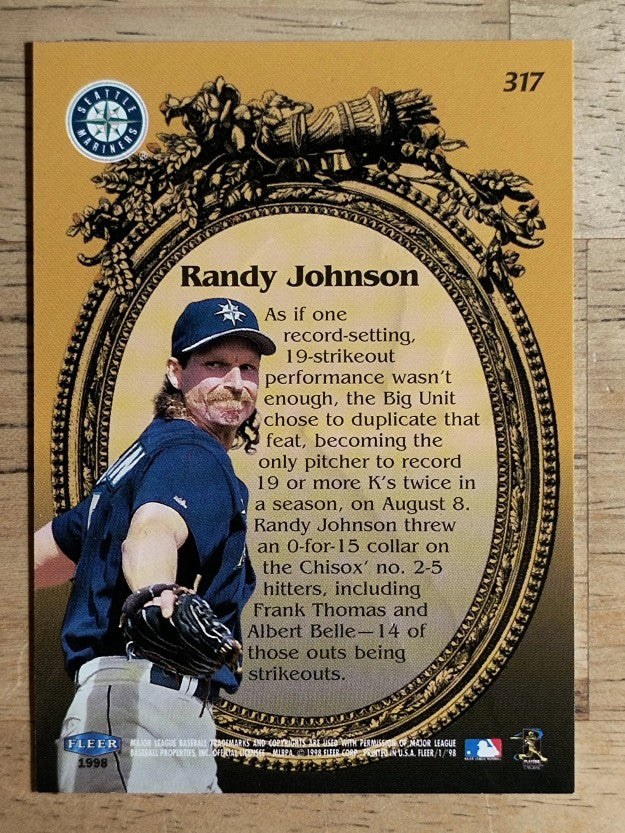 1998 Fleer Tradition #317 Randy Johnson GM