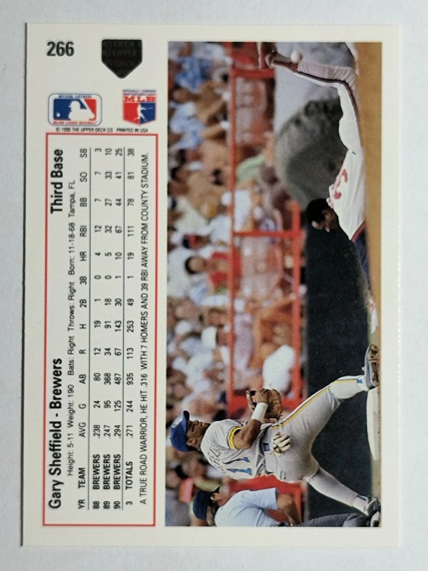 1991 Upper Deck #266 Gary Sheffield