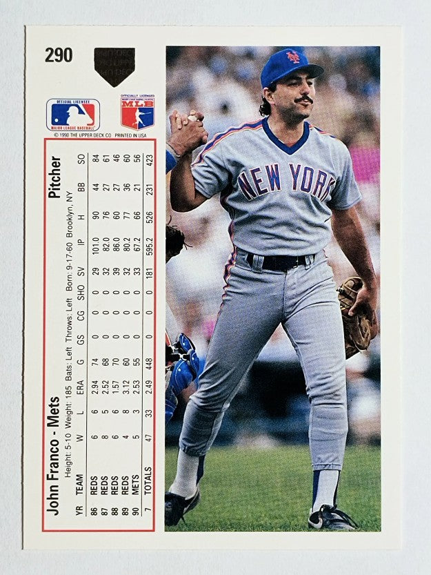 1991 Upper Deck #290 John Franco