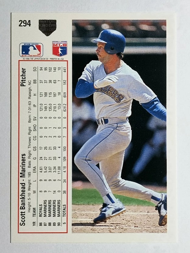 1991 Upper Deck #294 Scott Bankhead