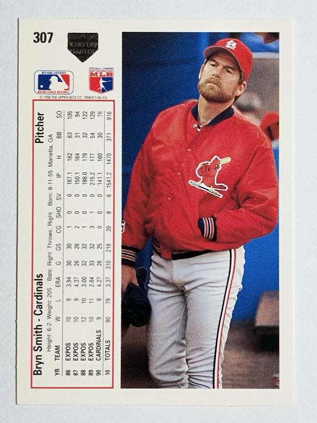 1991 Upper Deck #307 Bryn Smith