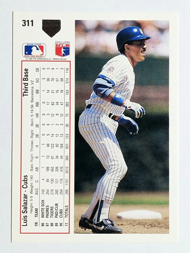 1991 Upper Deck #311 Luis Salazar