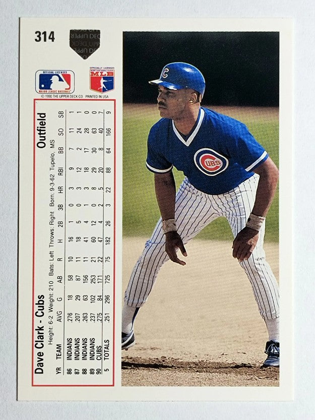 1991 Upper Deck #314 Dave Clark