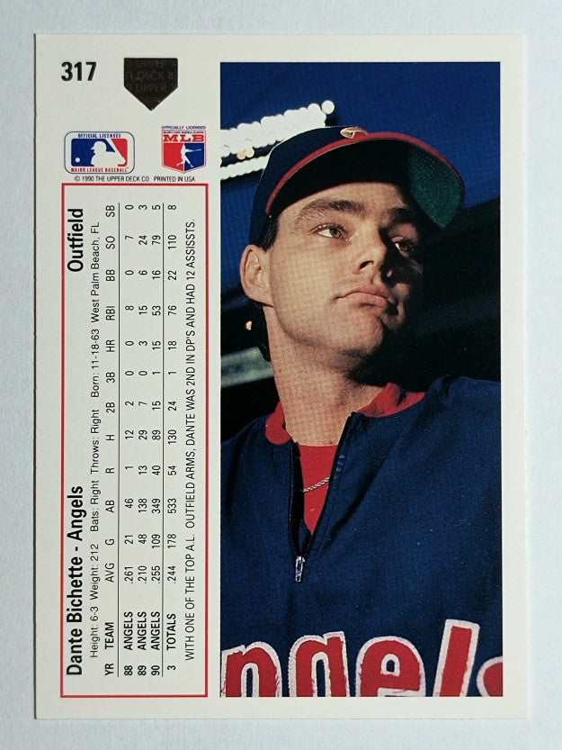 1991 Upper Deck #317 Dante Bichette