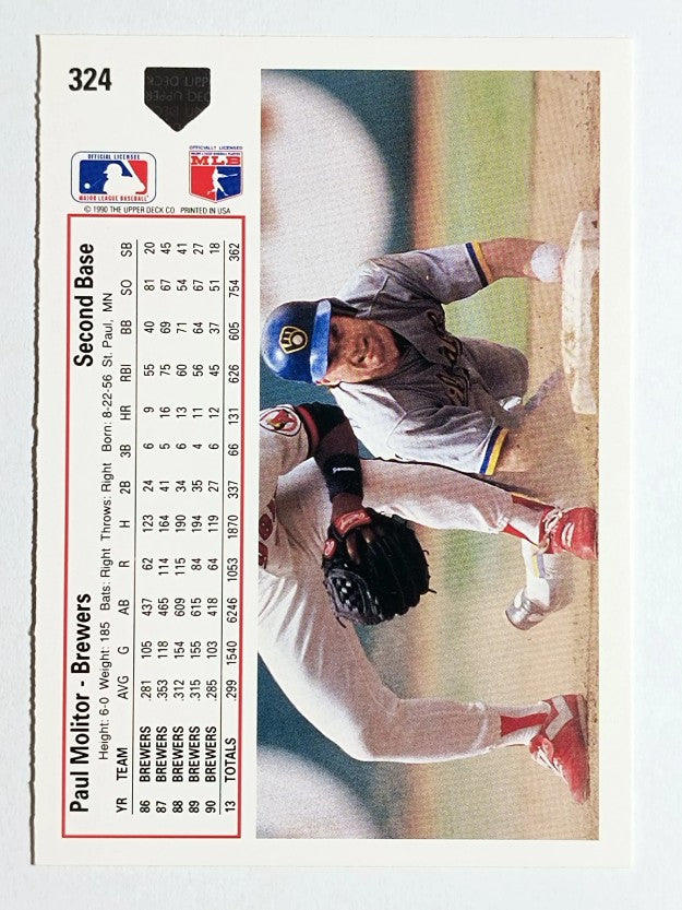 1991 Upper Deck #324 Paul Molitor