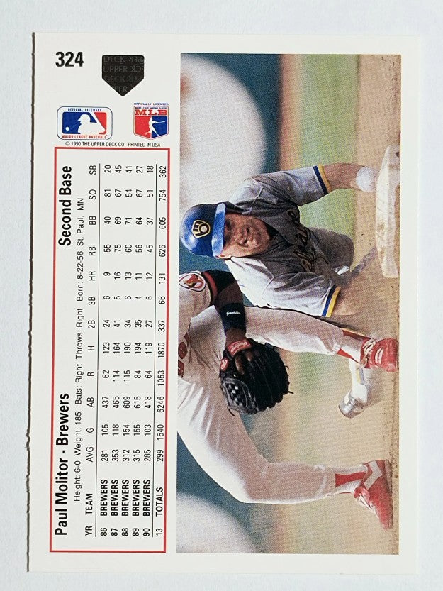 1991 Upper Deck #324 Paul Molitor