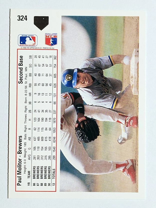 1991 Upper Deck #324 Paul Molitor