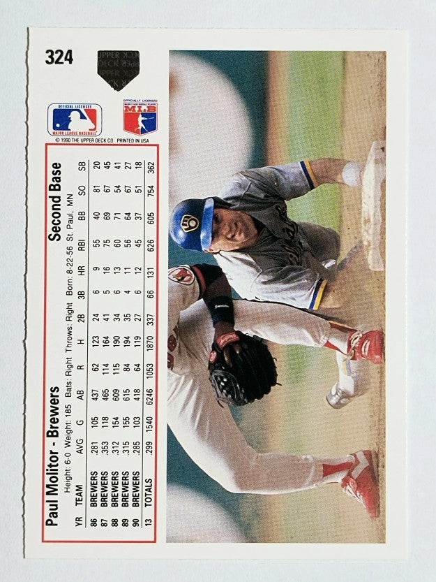 1991 Upper Deck #324 Paul Molitor