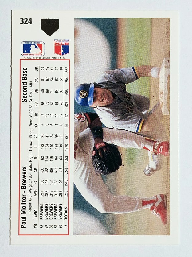 1991 Upper Deck #324 Paul Molitor