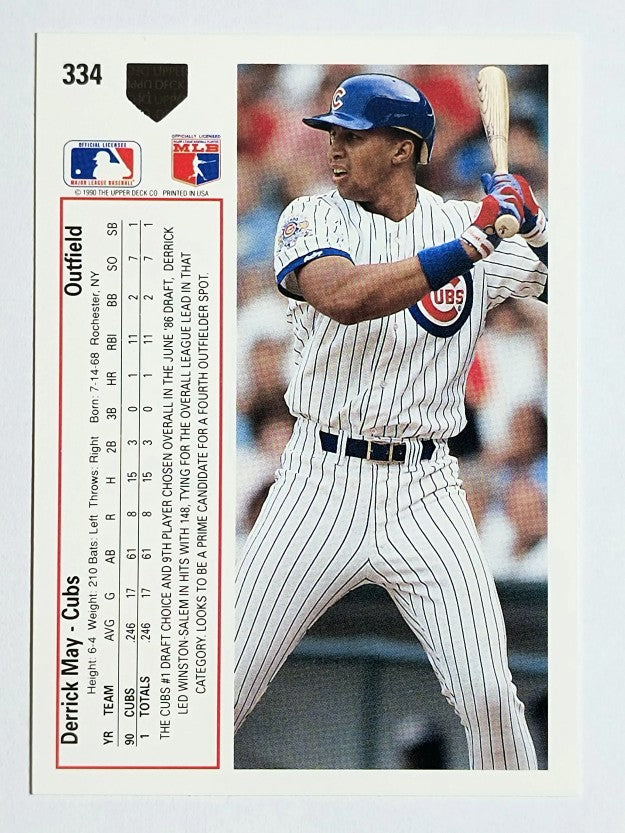 1991 Upper Deck #334 Derrick May