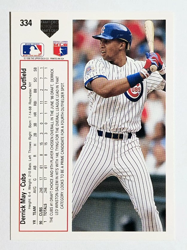 1991 Upper Deck #334 Derrick May