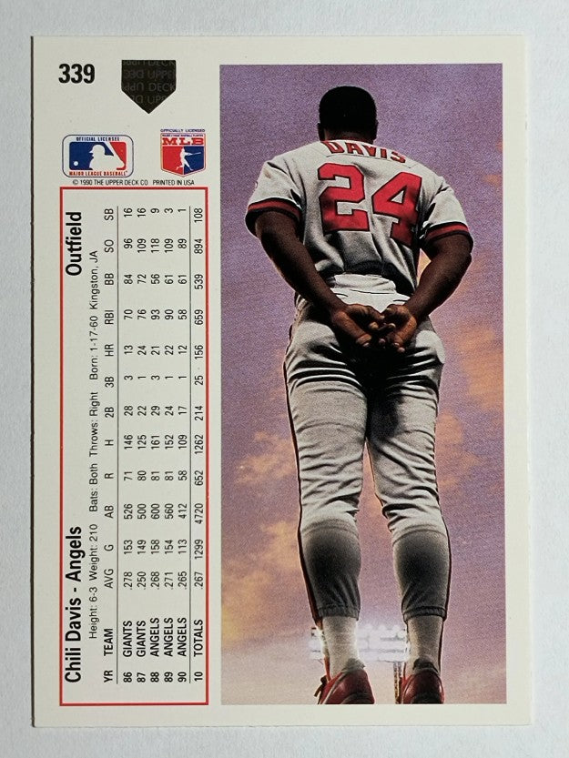 1991 Upper Deck #339 Chili Davis