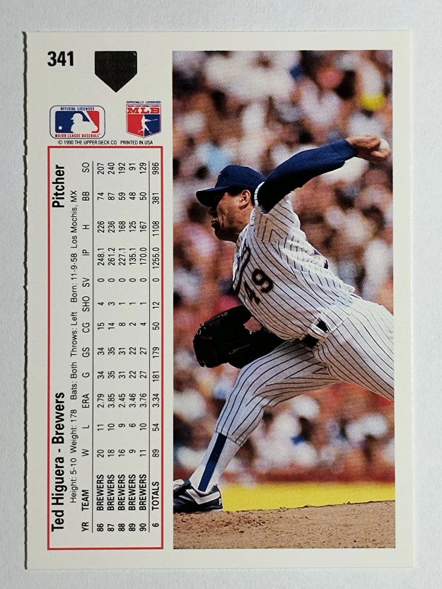 1991 Upper Deck #341 Ted Higuera