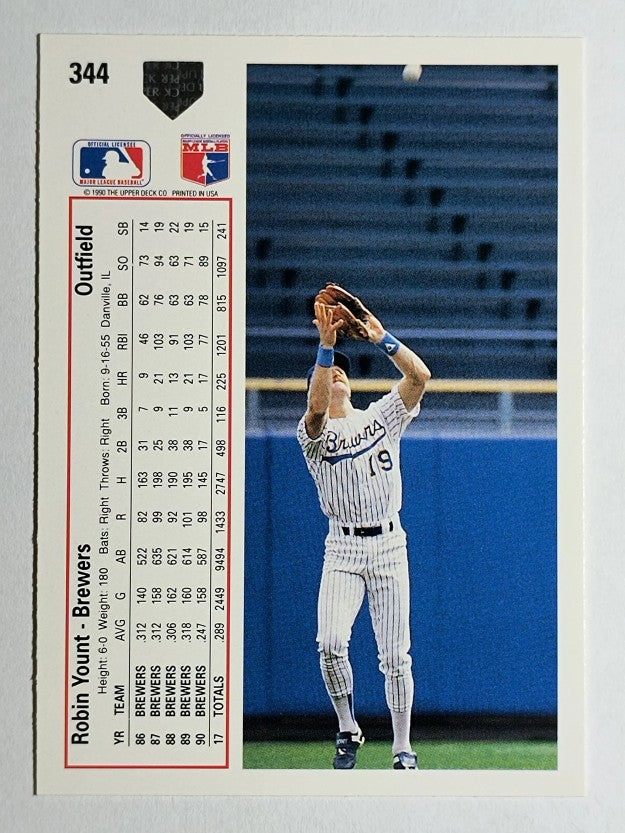 1991 Upper Deck #344 Robin Yount