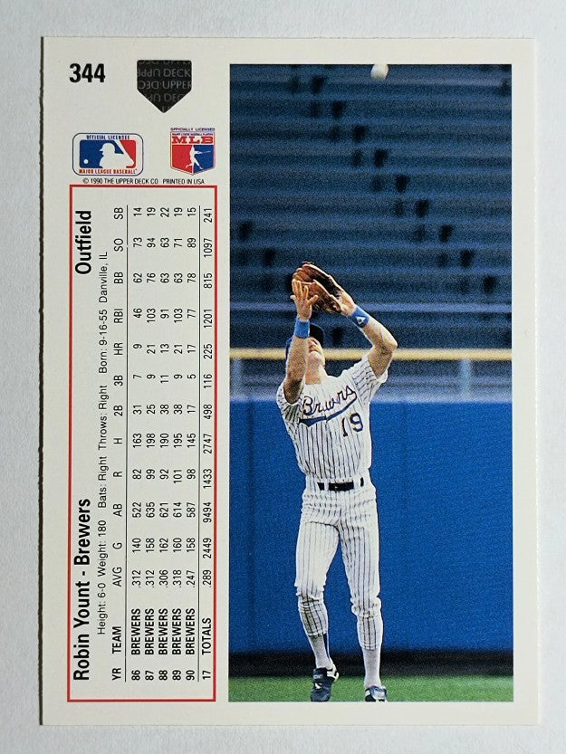 1991 Upper Deck #344 Robin Yount