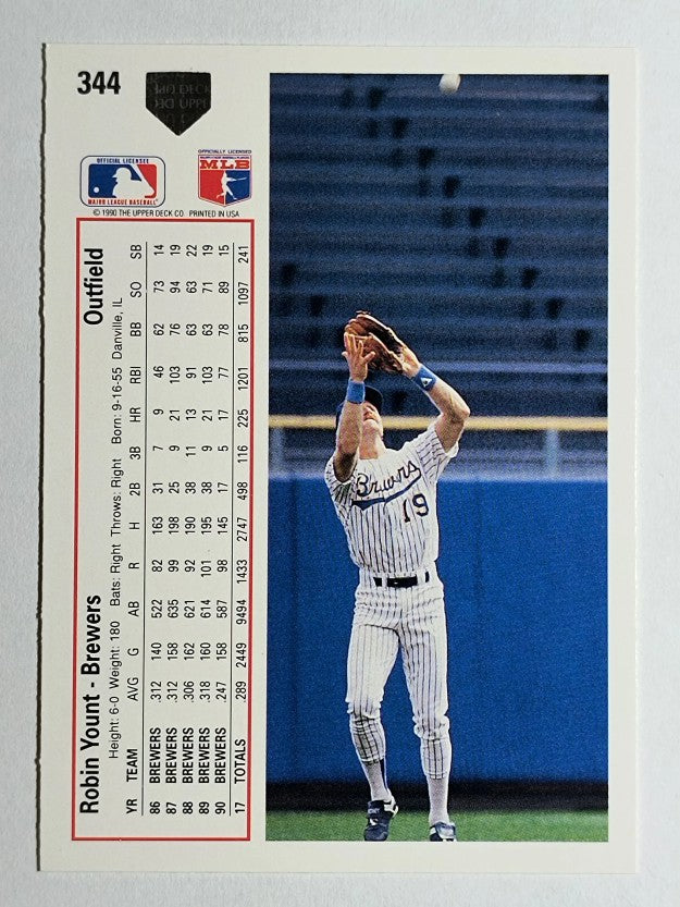 1991 Upper Deck #344 Robin Yount