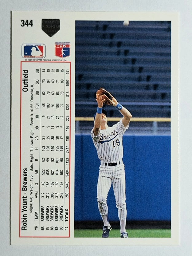 1991 Upper Deck #344 Robin Yount