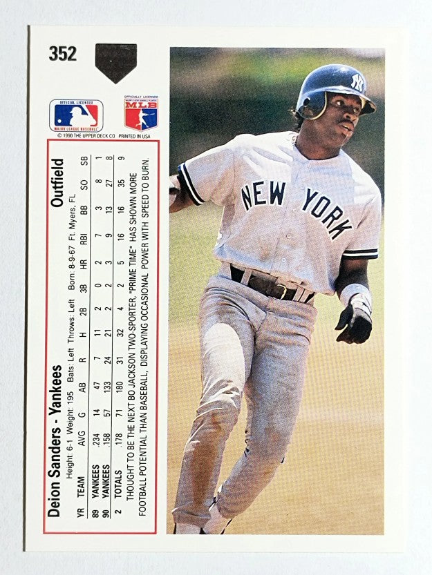 1991 Upper Deck #352 Deion Sanders