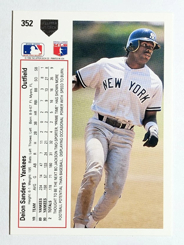 1991 Upper Deck #352 Deion Sanders
