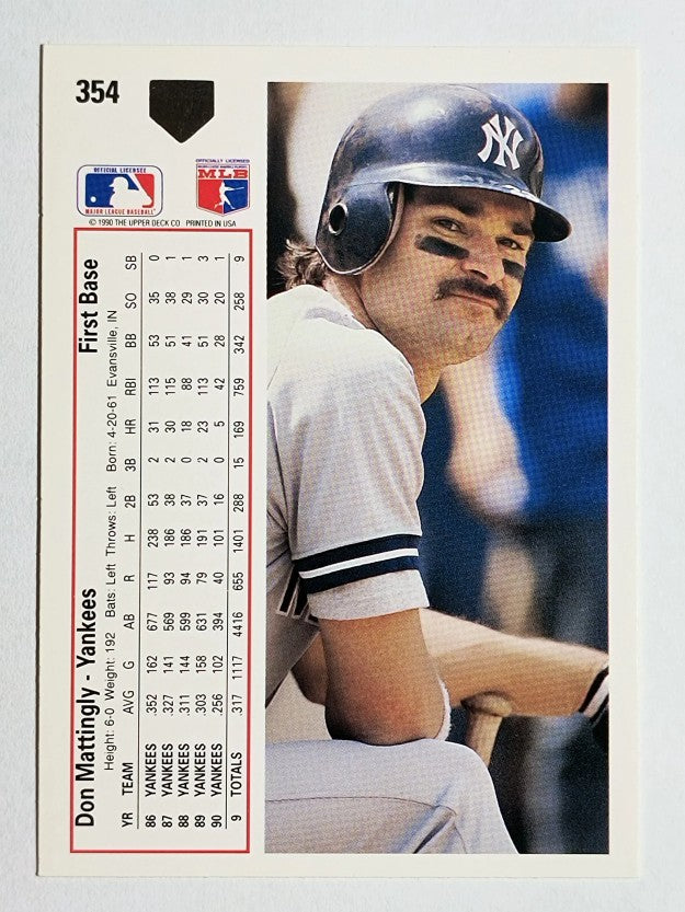 1991 Upper Deck #354 Don Mattingly