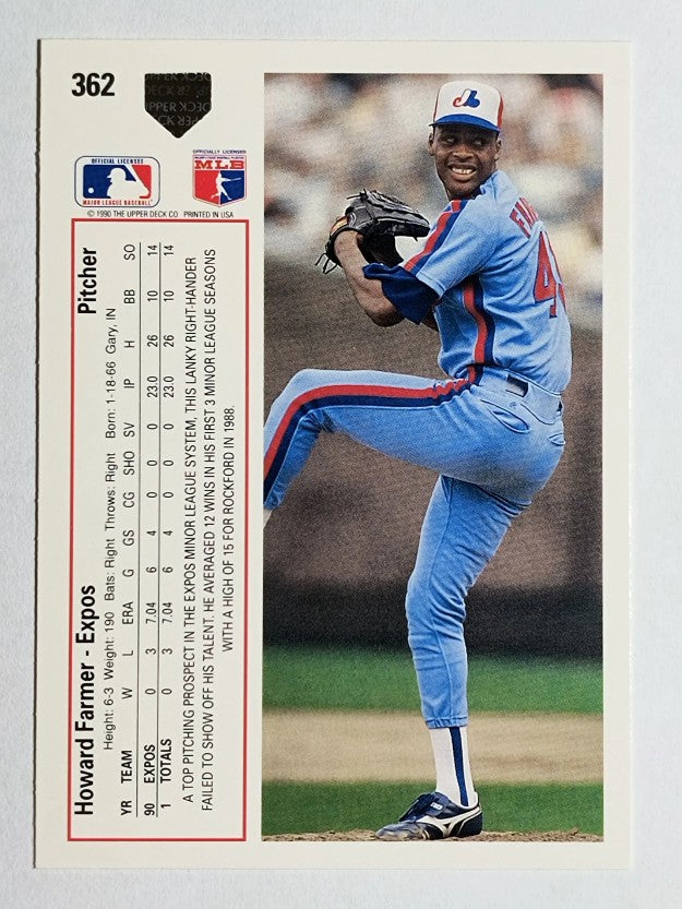 1991 Upper Deck #362 Howard Farmer