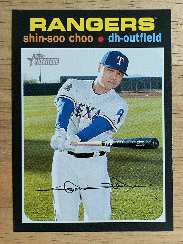 2020 Topps Heritage #336 Shin-Soo Choo