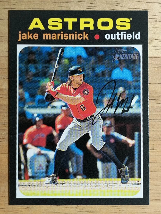 2020 Topps Heritage #337 Jake Marisnick