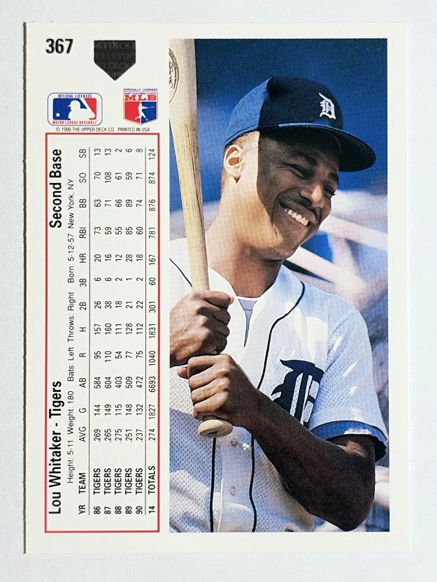 1991 Upper Deck #367 Lou Whitaker