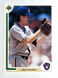 1991 Upper Deck #393 Mark Knudson
