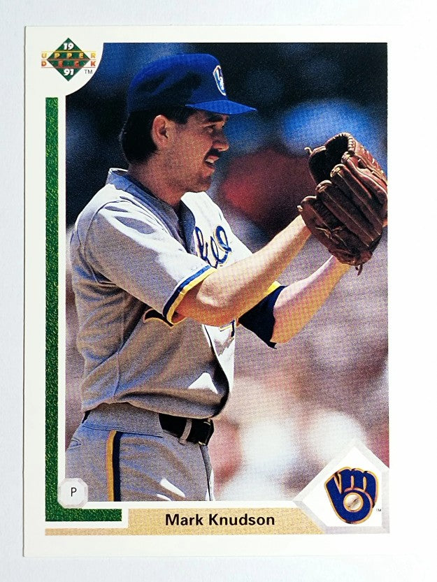 1991 Upper Deck #393 Mark Knudson