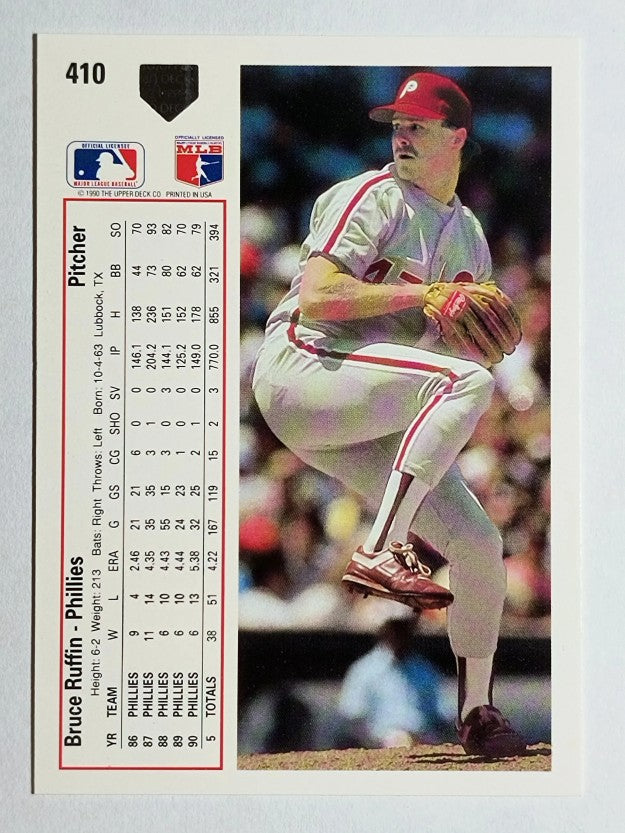 1991 Upper Deck #410 Bruce Ruffin